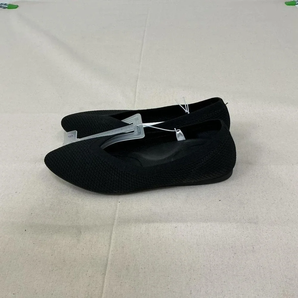 A New Day black knit‎ flats